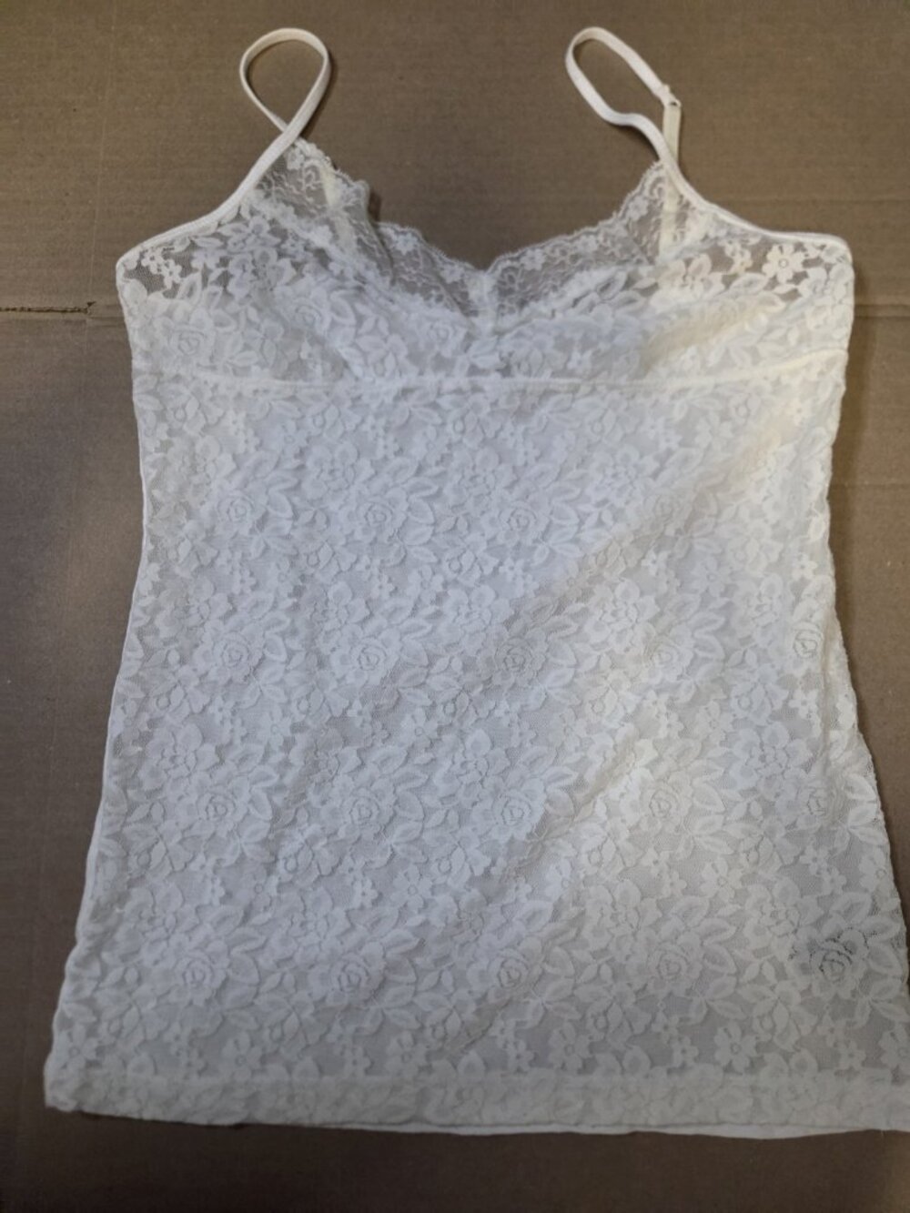 Y2K Aeropostale Lace Top Sheer Cami Size XL